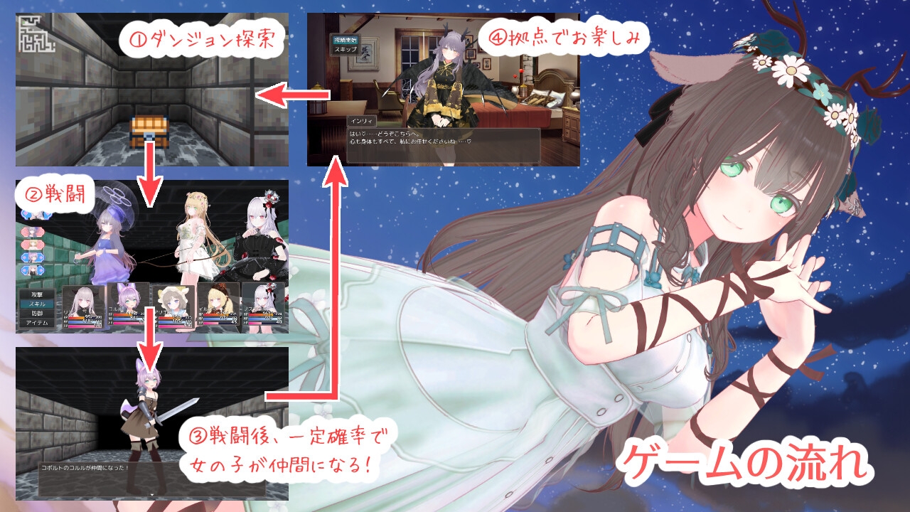 【度盘/RPG/纯爱/后宫/AI汉化】蜜宵的使魔【强烈推荐】